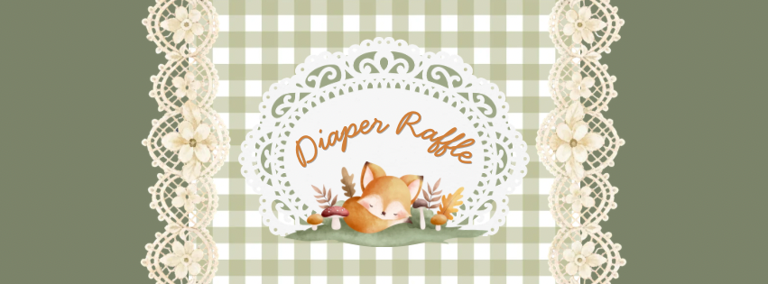 Diaper raffle header